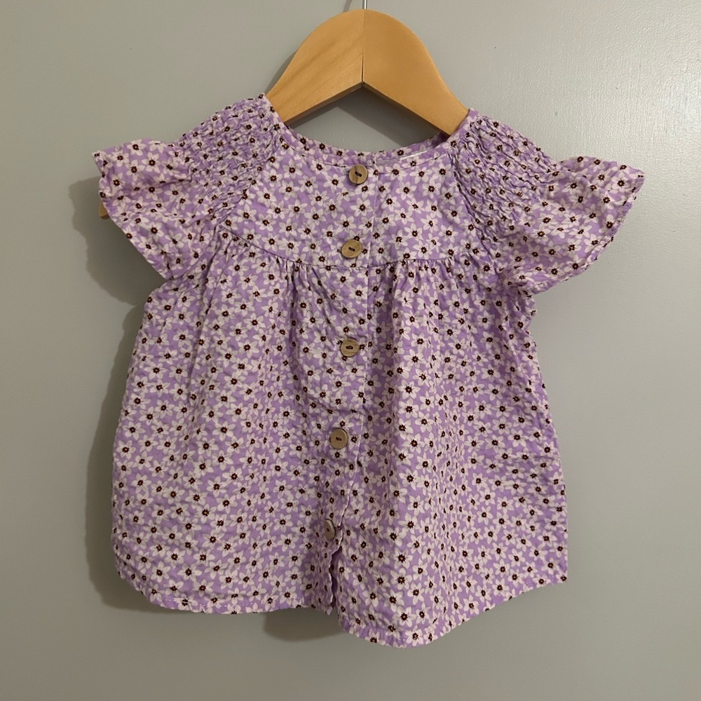 Zara adorable floral shirt blouse